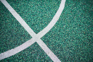 closeup of green sports field