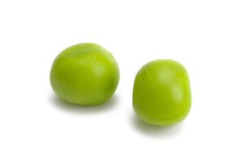 green peas isolated