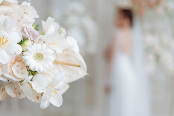 wedding bouquet of flowers