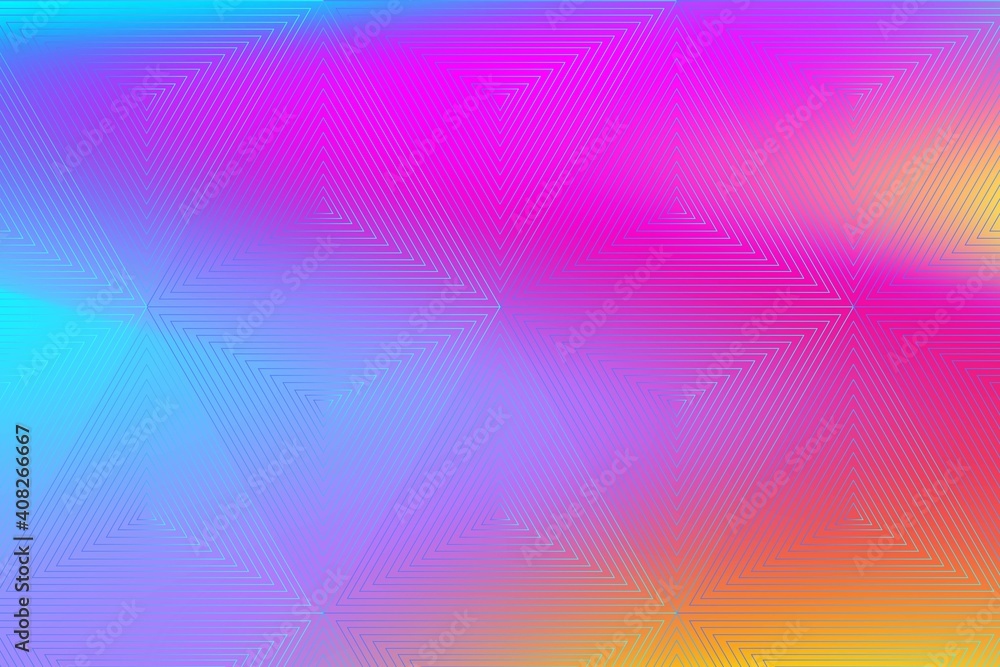 Poster colorful geometric abstract background fluid liquid wavy gradient flowing dynamic shapes. modern tre