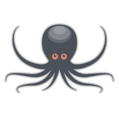 Octopus icon or sign