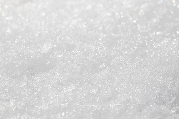 snow on white background