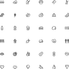 icon vector icon set such as: microwave, green, field, korean, package, handle, brewery, packaging, fish, eggshell, reservoir, electrical, doodle, consumer, purple, fungus, wineglass, central