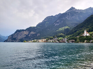 Flueelen am Vierwaldstaettersee im Kanton Uri in der Schweiz