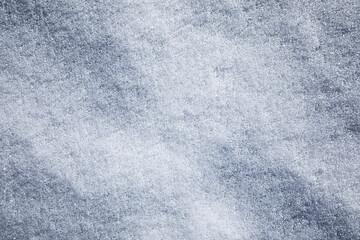 background of blue snow close up