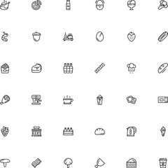 icon vector icon set such as: image, eastern, nut, shape, boutique, flavor, pie, freshness, style, display, shrimp, hamburger, japanese, botany, collection, scoop, italian food, aliment, cock, burger