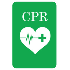 Obraz premium heart cpr medical icon vector design