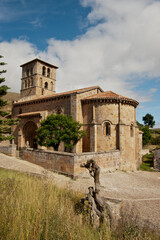 Fototapeta na wymiar Colegiata de San pedro, siglo XII. Cervatos. Cantabria. Spain.