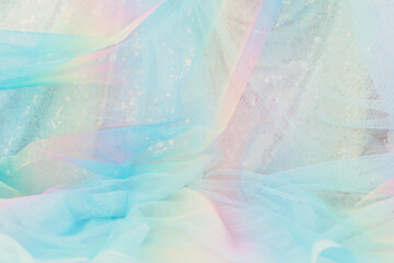 Gradient colors pastel vintage tulle chiffon texture background