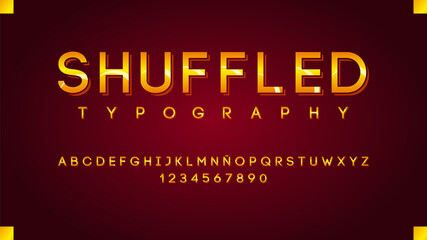 Luxury typography with beautiful effect	
