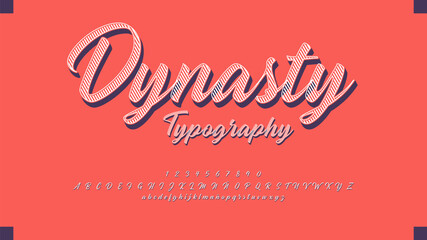 Exclusive typeface with premium effect
