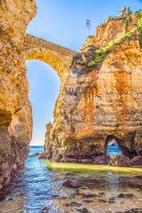 Algarve Portugal Steinbrücke