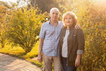 Senior couple. Healthcare lifestyle elderly retirement love couple together valentines day concept