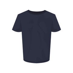 cotton shirt clothes blue color icon