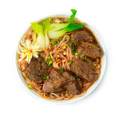 Beef Braised Noodles Soup Taiwanese Style