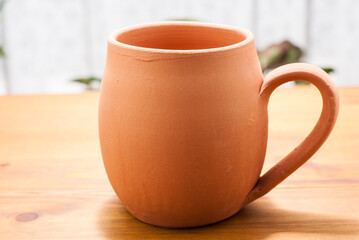 Traditional cup made from clay