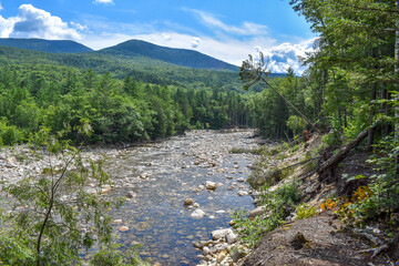 river in the mountains
