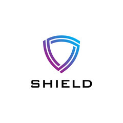 Modern shield logo.