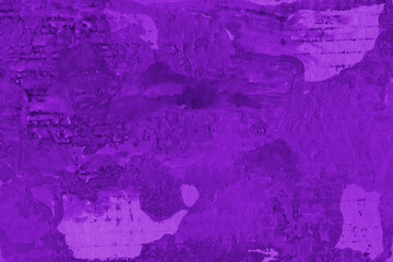 Obraz premium Modern contemporary acrylic background. Violet texture made with a palette knife. Abstract painting on paper. Mess on the canvas.