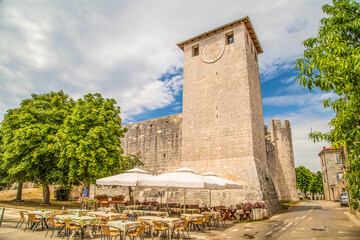 Fototapeta na wymiar Svetvincenat Kroatien Istrien Burg und Altstadt