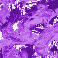 Modern contemporary acrylic background. Violet texture made with a palette knife. Abstract painting on paper. Mess on the canvas.