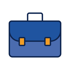 portfolio briefcase flat style icon