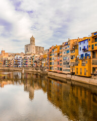 Fototapeta na wymiar Picture of Girona Old town
