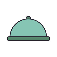 tray server utensil kitchen icon