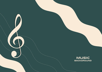 Music background for design, Vector and illustration,Template Design for postcard , shapes , brochure and banner. 