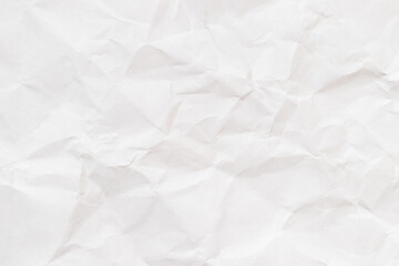 Grunge wrinkled white color paper textured background
