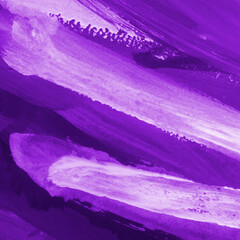 Modern contemporary acrylic background. Violet texture made with a palette knife. Abstract painting on paper. Mess on the canvas.