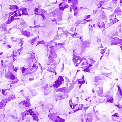 Modern contemporary acrylic background. Violet texture made with a palette knife. Abstract painting on paper. Mess on the canvas.