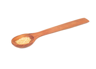 Brown sugar in spoon