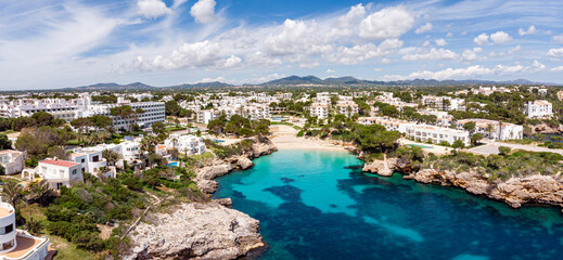 Cala Esmeralda, Cala d Or, Santanyi, Mallorca, Balearic Islands, Spain