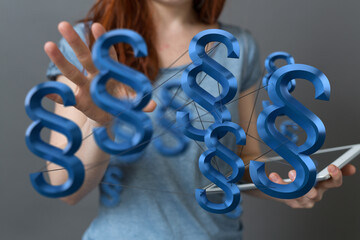 3D rendering law paragraph icons
