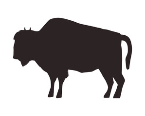 ox animal silhouette figure icon