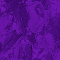 Modern contemporary acrylic background. Violet texture made with a palette knife. Abstract painting on paper. Mess on the canvas.