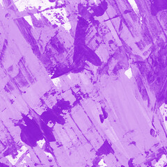 Modern contemporary acrylic background. Violet texture made with a palette knife. Abstract painting on paper. Mess on the canvas.