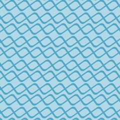 Abstract seamless pattern with wavy lines