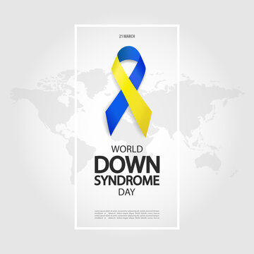 Vector Illustration of World Down Syndrome Day
