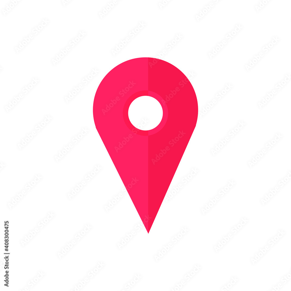 Poster flat, isolated and trendy style maps logos. maps logo background for your website design logo, app, 