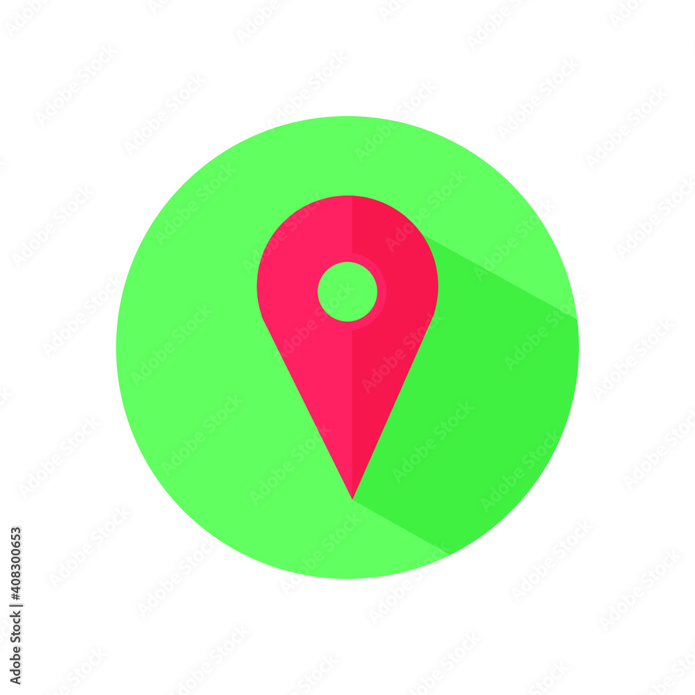 Poster flat, isolated and trendy style maps logos. Maps logo background for your website design logo, app, UI. Vector icon illustration, EPS10.