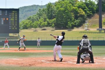 高校野球の練習試合