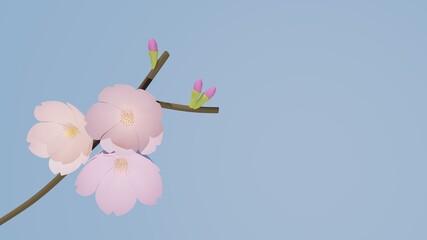 Obraz na płótnie Canvas 桜の木　テンプレ