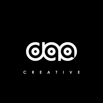 DQA Letter Initial Logo Design Template Vector Illustration