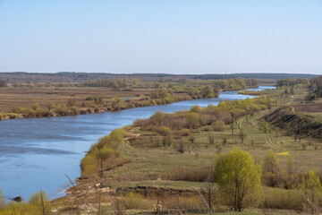 river valley near the village