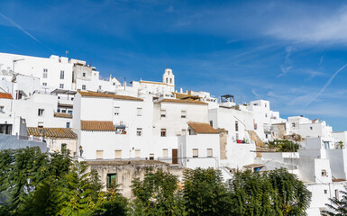 Fototapeta premium the historic whitewashed Andalusian village of Vejer de la Frontera