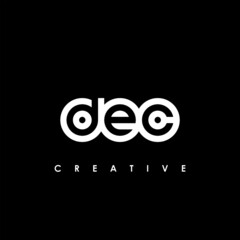 DEC Letter Initial Logo Design Template Vector Illustration
