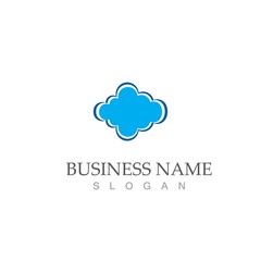 Cloud template vector