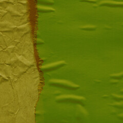 Colorful torn paper collage close-up. Texture made from various paper and cardboard parts. Damaged old paper background. Vintage blank wallpaper. Material design backdrop.